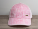 金標紙布棒球帽 (草莓粉)