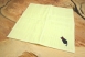 貓刺繡布巾 - 鮮黃