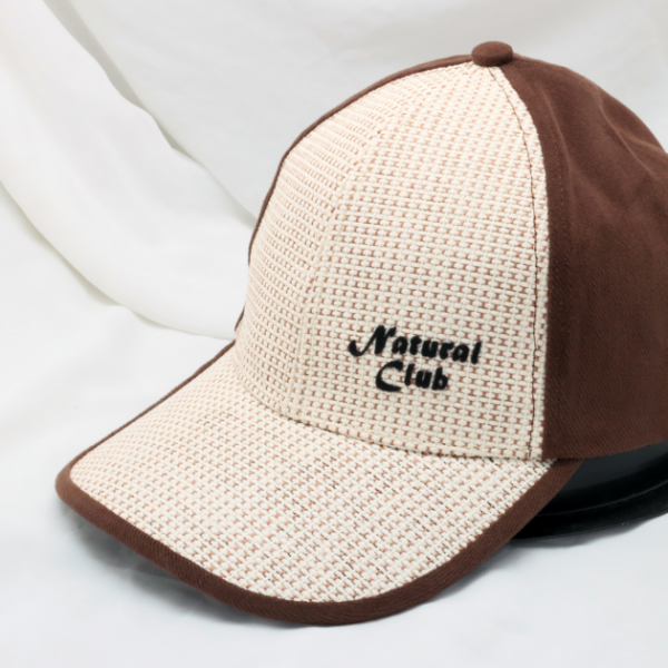 紙布棒球帽 (斑白)