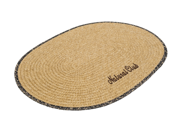 紙編帶餐墊 自然色